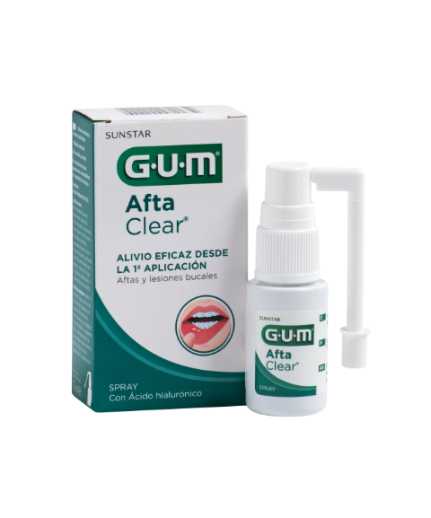 Gum afta clear spray 15 ml.